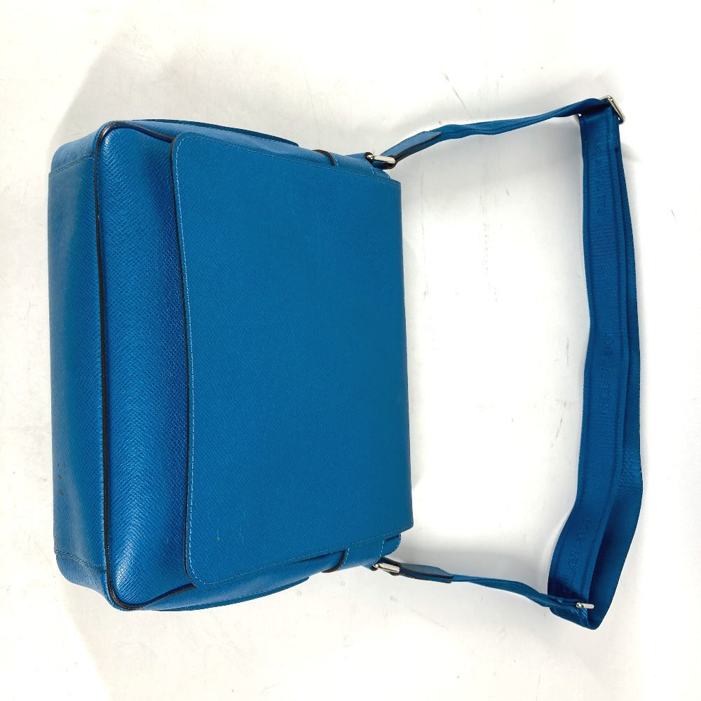 LOUIS VUITTON M32823 タイガ ロマンPM フラップ 斜め掛け メッセンジャーバッグ カバン ショルダーバッグ タイガレザー ユニセックス ブルー - brandshop-reference