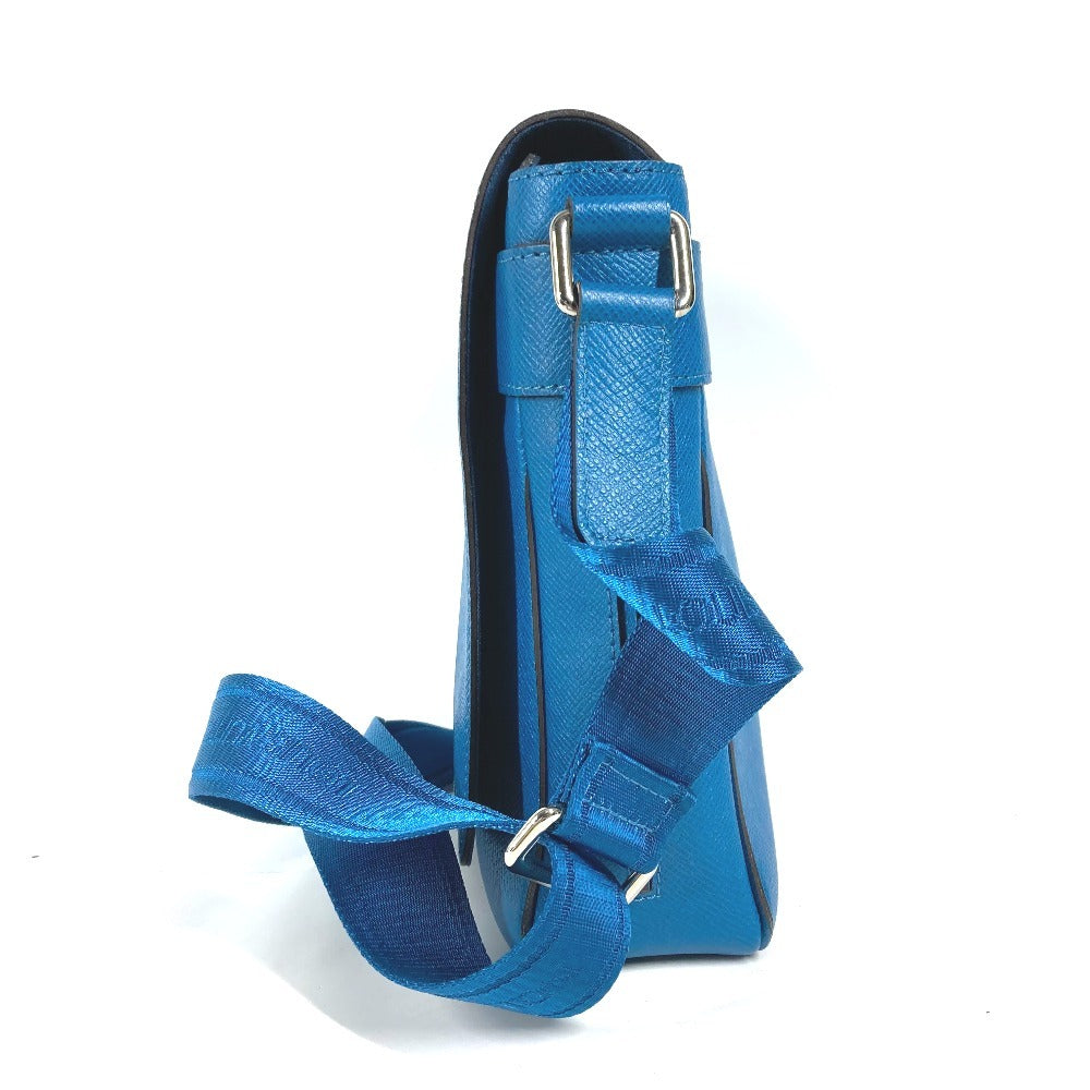 LOUIS VUITTON M32823 タイガ ロマンPM フラップ 斜め掛け メッセンジャーバッグ カバン ショルダーバッグ タイガレザー ユニセックス ブルー - brandshop-reference