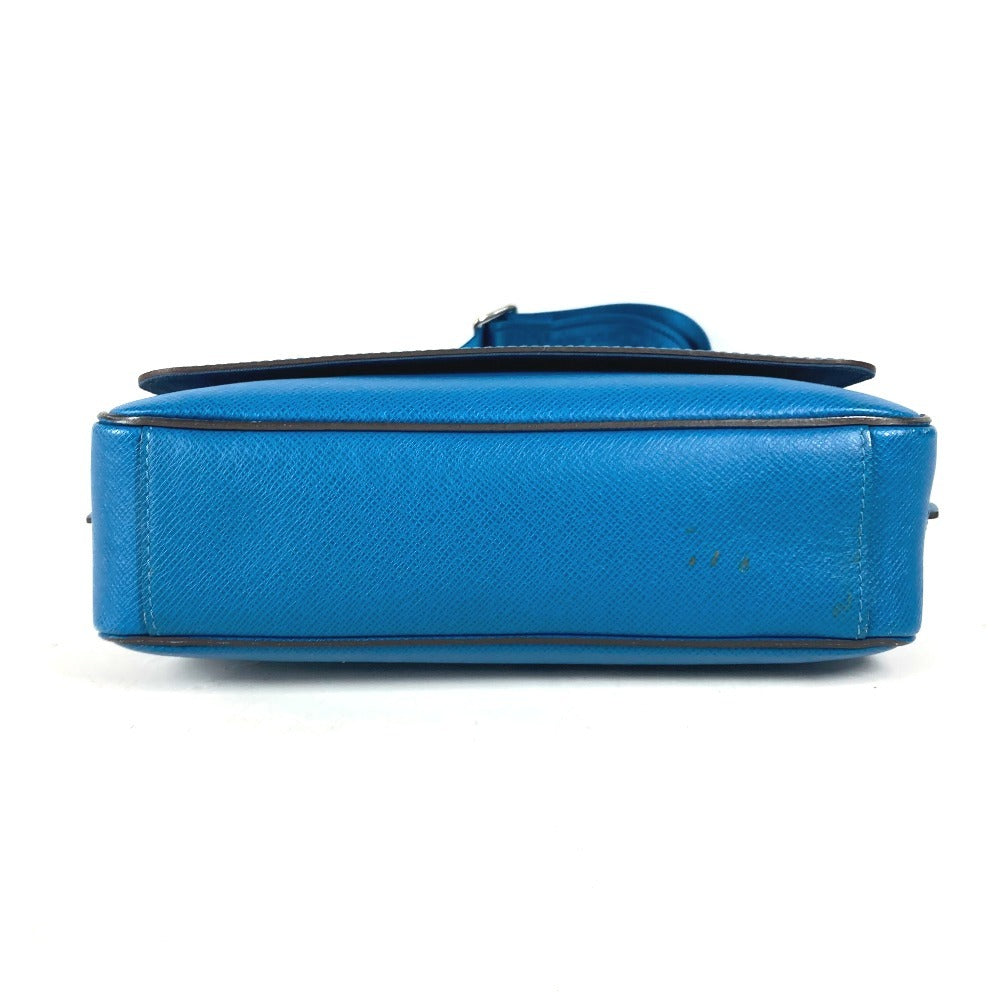 LOUIS VUITTON M32823 タイガ ロマンPM フラップ 斜め掛け メッセンジャーバッグ カバン ショルダーバッグ タイガレザー ユニセックス ブルー - brandshop-reference