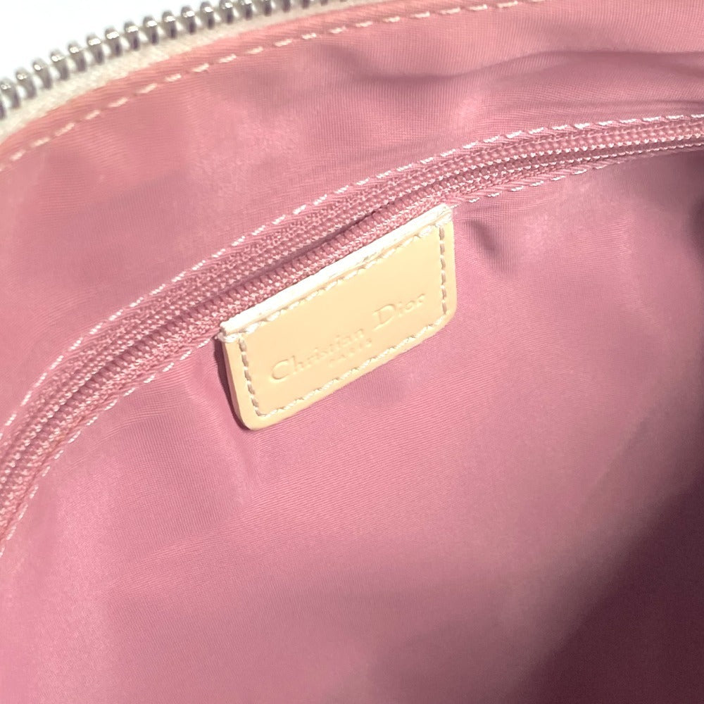 Dior Trotter No. 2 Logo Shoulder Bag, PVC/Leather, Pink, Women's