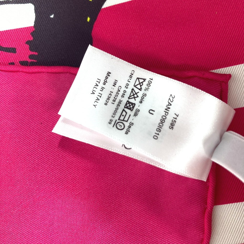 Dior 22ANP090I610 蝶 バタフライ スカーフ シルク レディース ピンク - brandshop-reference