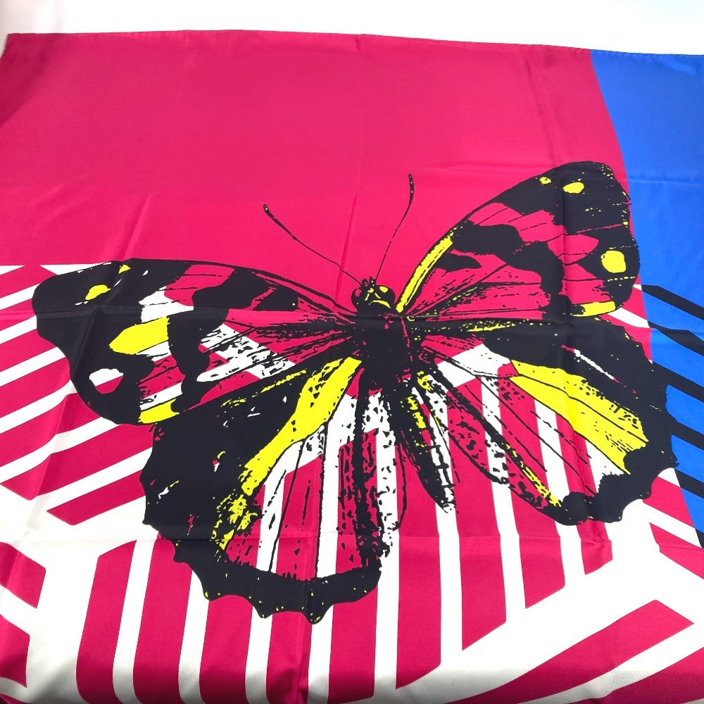 Dior 22ANP090I610 蝶 バタフライ スカーフ シルク レディース ピンク - brandshop-reference