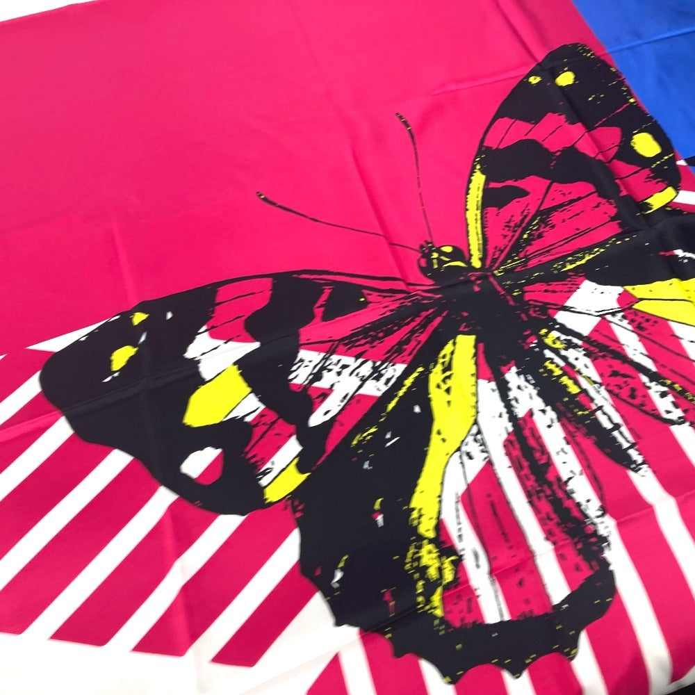 Dior 22ANP090I610 蝶 バタフライ スカーフ シルク レディース ピンク - brandshop-reference