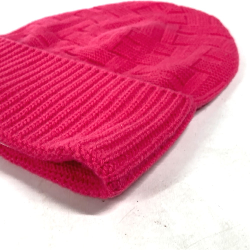 HERMES セリエ Hロゴ フレガンス ビーニー 帽子 ニット帽 ニットキャップ ニット帽 ウール レディース ピンク - brandshop-reference