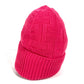 HERMES セリエ Hロゴ フレガンス ビーニー 帽子 ニット帽 ニットキャップ ニット帽 ウール レディース ピンク - brandshop-reference