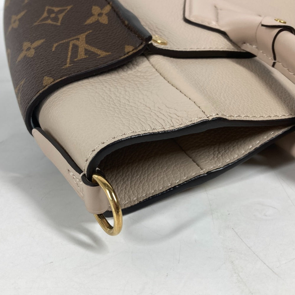 LOUIS VUITTON M58485 モノグラム オンマイサイド MM 肩掛け ハンドバッグ ハンドバッグ ショルダーバッグ カーフレザー レディース グレージュ ベージュ系 - brandshop-reference