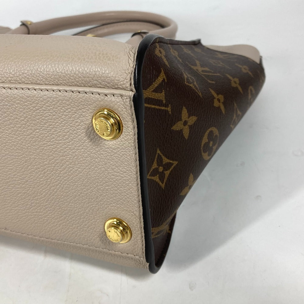 LOUIS VUITTON M58485 モノグラム オンマイサイド MM 肩掛け ハンドバッグ ハンドバッグ ショルダーバッグ カーフレザー レディース グレージュ ベージュ系 - brandshop-reference