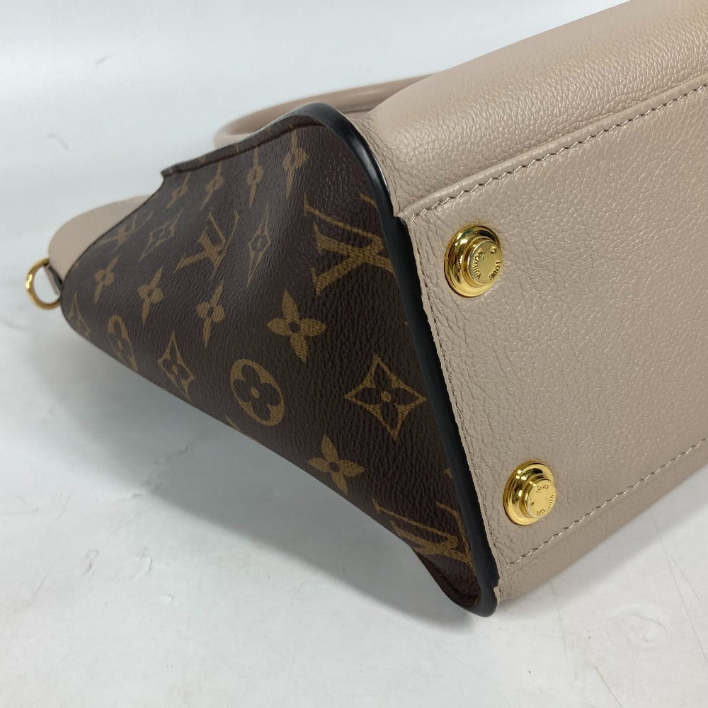 LOUIS VUITTON M58485 モノグラム オンマイサイド MM 肩掛け ハンドバッグ ハンドバッグ ショルダーバッグ カーフレザー レディース グレージュ ベージュ系 - brandshop-reference