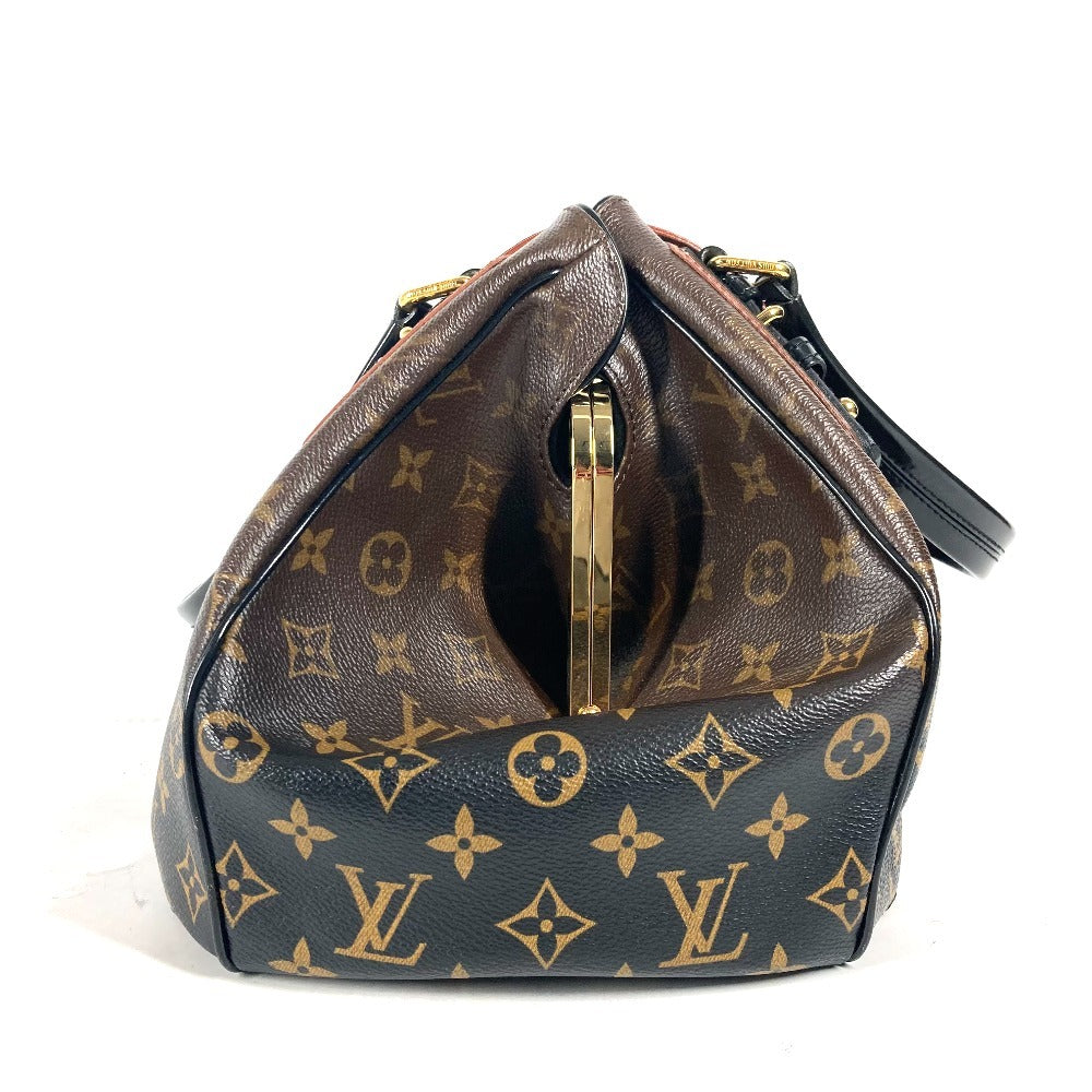 LOUIS VUITTON M95579 モノグラム ミラージュ グリート がま口 カバン ボストンバッグ 肩掛け ショルダーバッグ モノグラムキャンバス レディース ブラウン