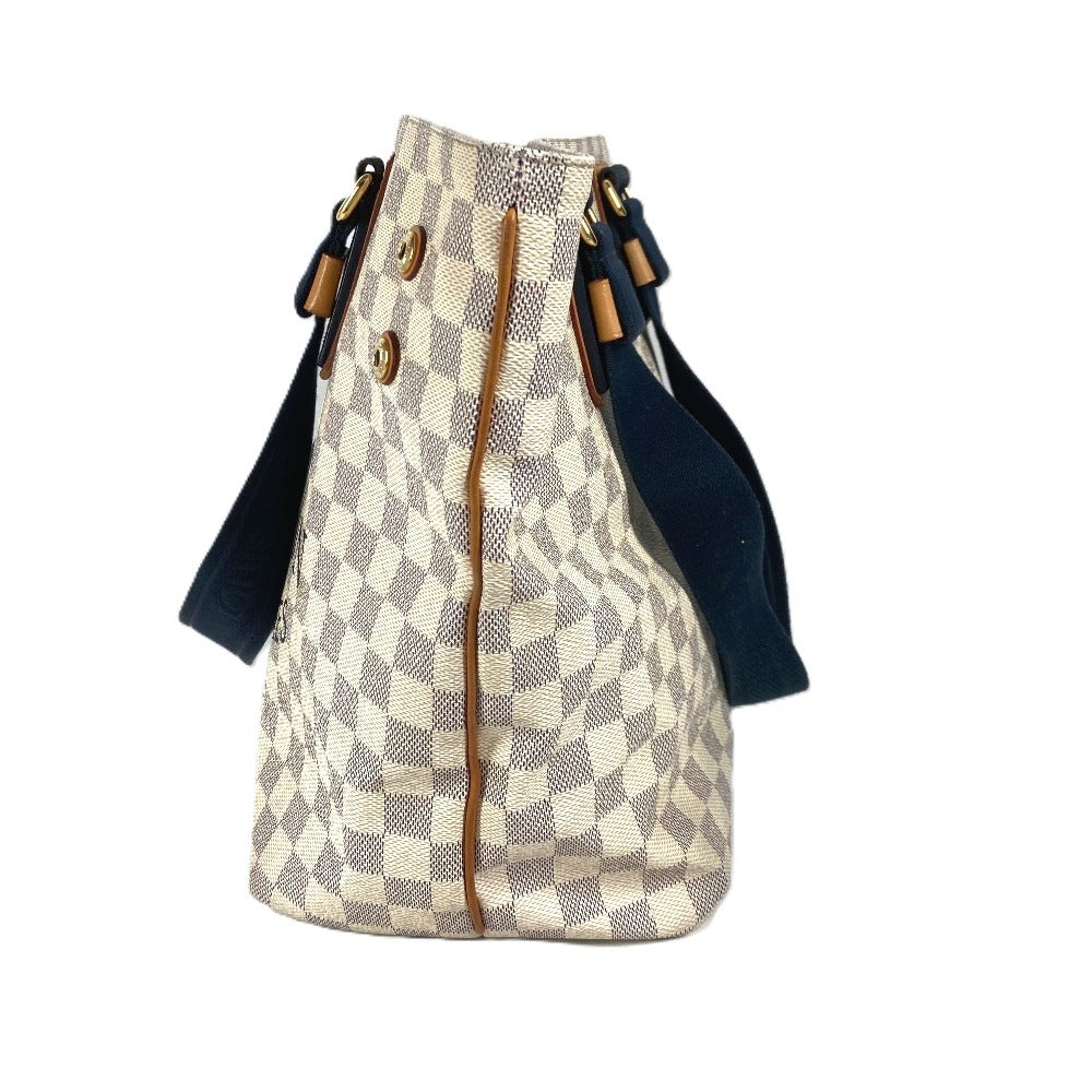 LOUIS VUITTON N41179 ダミエアズール プランソレイユカバPM カバン 肩掛け トートバッグ ショルダーバッグ ダミエアズールキャンバス ユニセックス ホワイト - brandshop-reference