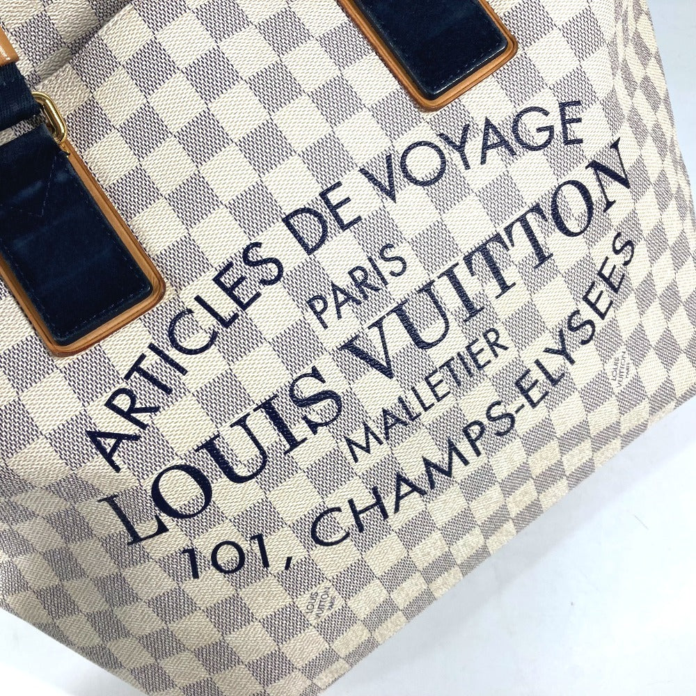 LOUIS VUITTON N41179 ダミエアズール プランソレイユカバPM カバン 肩掛け トートバッグ ショルダーバッグ ダミエアズールキャンバス ユニセックス ホワイト - brandshop-reference