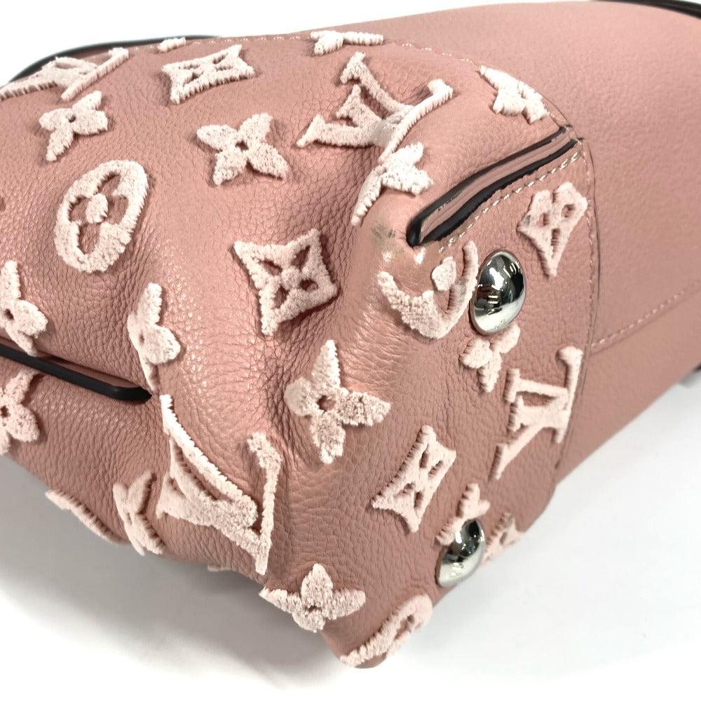 LOUIS VUITTON M94639 Monogram Vellore Tote W BB Shoulder Bag 2WAY Bag Shoulder Bag Hand Bag Tote Bag Leather Magnolia pink Used
