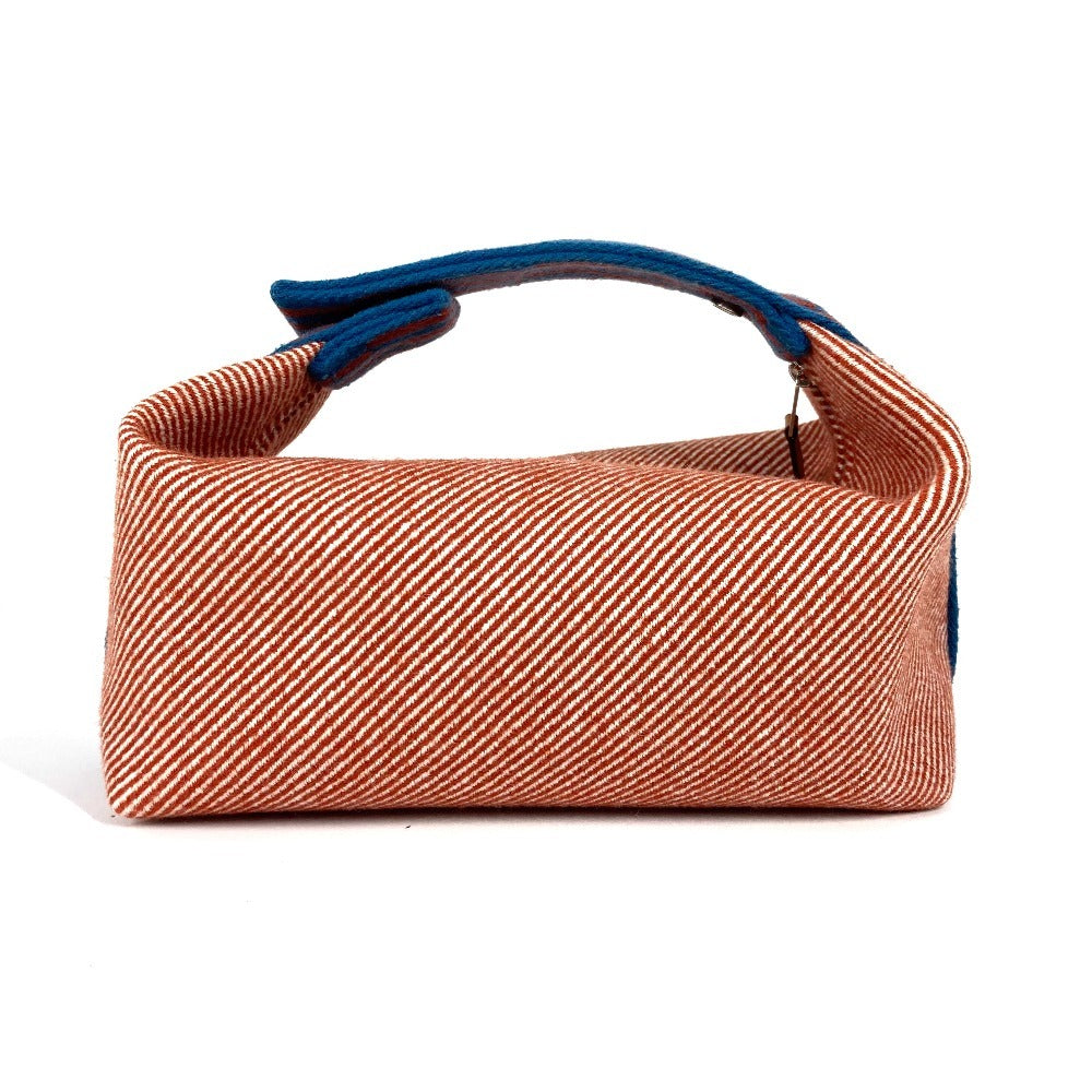 HERMES ロゴ ブリッドアブラック PM Hナッテ カバン バニティバッグ ポーチ ハンドバッグ トワルアッシュ レディース トメット レッド系 - brandshop-reference