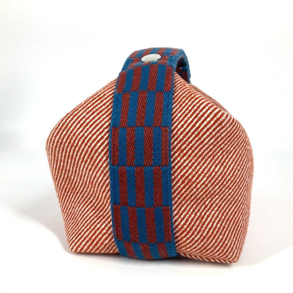 HERMES ロゴ ブリッドアブラック PM Hナッテ カバン バニティバッグ ポーチ ハンドバッグ トワルアッシュ レディース トメット レッド系 - brandshop-reference