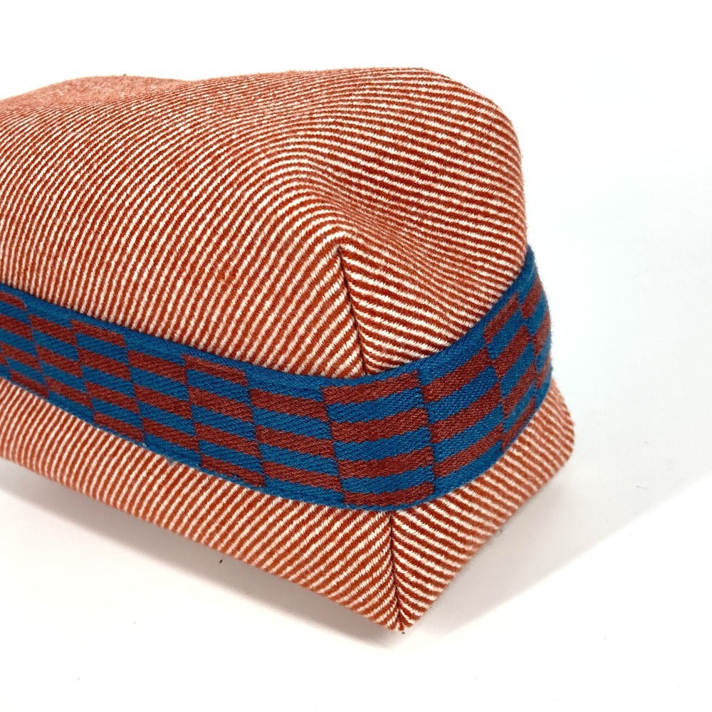 HERMES ロゴ ブリッドアブラック PM Hナッテ カバン バニティバッグ ポーチ ハンドバッグ トワルアッシュ レディース トメット レッド系 - brandshop-reference