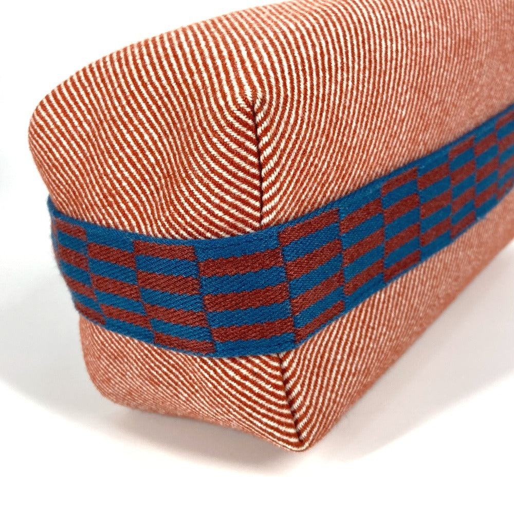 HERMES ロゴ ブリッドアブラック PM Hナッテ カバン バニティバッグ ポーチ ハンドバッグ トワルアッシュ レディース トメット レッド系 - brandshop-reference