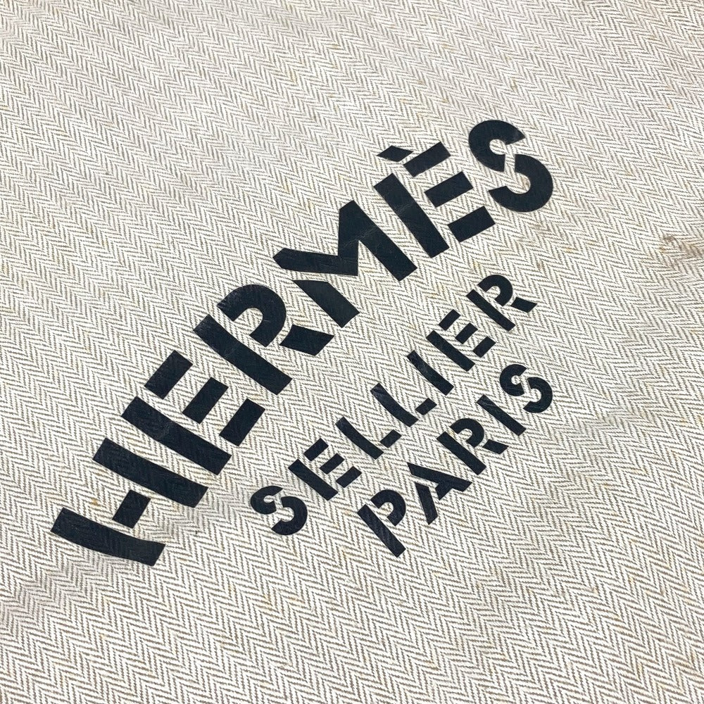 HERMES Sac Aline GM bag shawl Shoulder Bag cotton White/natural Used