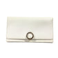 BVLGARI Bulgari Bulgari Logo Clip long wallet bifold Long Wallet Leather White Used