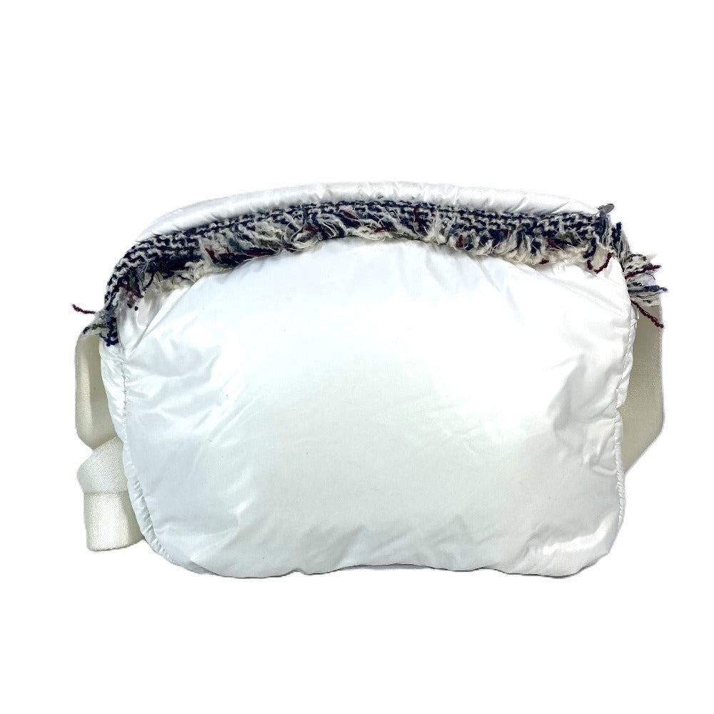 CHANEL coconeige フリンジ ココネージュ CC ココ ロゴ カバン 斜め掛け ショルダーバッグ ナイロン レディース ホワイト - brandshop-reference