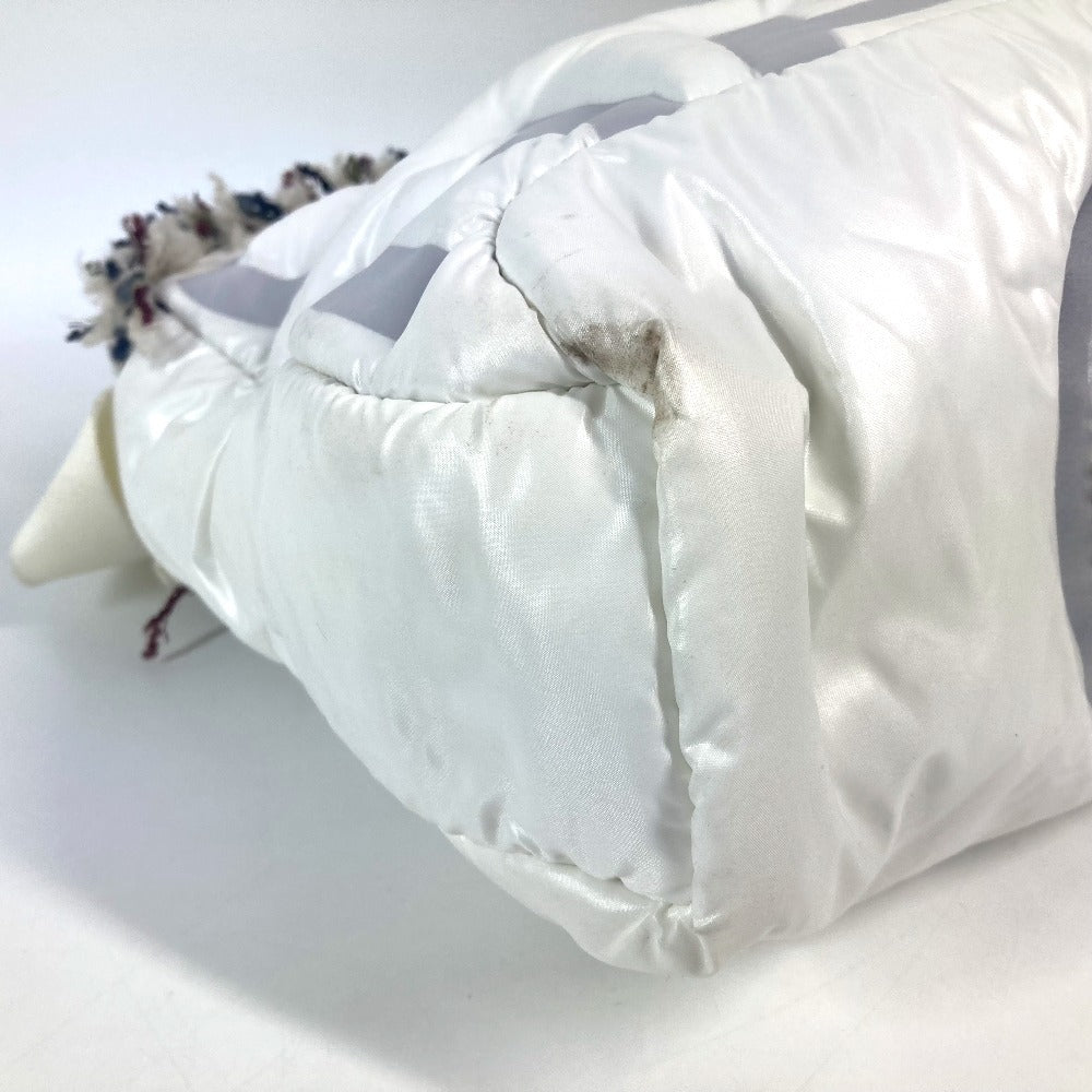 CHANEL coconeige フリンジ ココネージュ CC ココ ロゴ カバン 斜め掛け ショルダーバッグ ナイロン レディース ホワイト - brandshop-reference