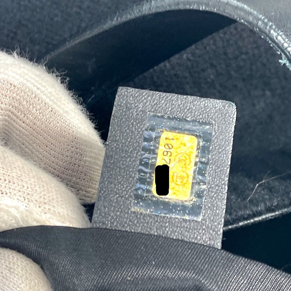 CHANEL CC ココマーク ロゴ 縦型トート トートバッグ カバン 肩掛け ショルダーバッグ ニット/レザー レディース ブラック - brandshop-reference