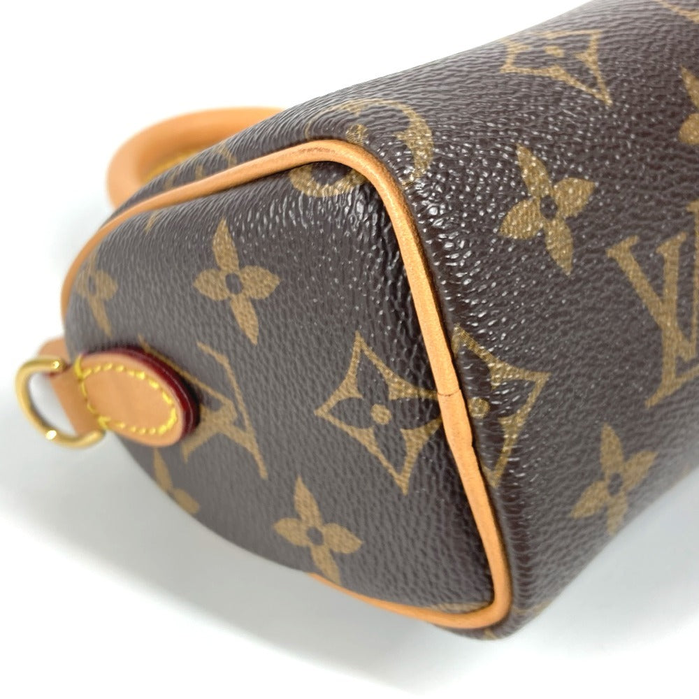 LOUIS VUITTON M82624 モノグラムヴィヴィエンヌ ナノ・スピーディ  カバン 肩掛け ショルダーバッグ ポシェット ミニボストンバッグ ハンドバッグ モノグラムキャンバス レディース ブラウン - brandshop-reference
