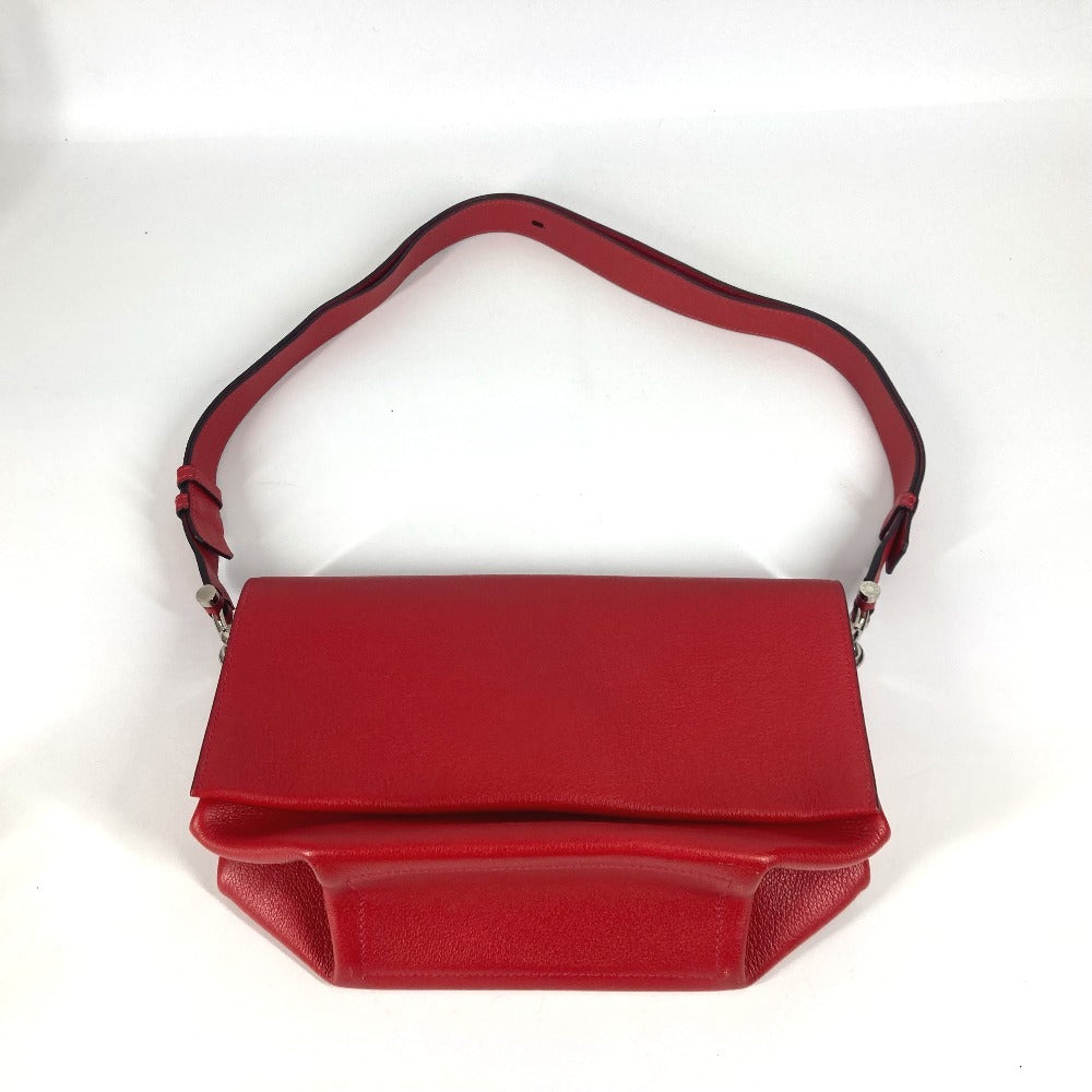 HERMES オプリ 28 Opli 28 カバン 斜め掛け ポシェット ショルダーバッグ レザー レディース ゼラニウム/ローズアザレ レッド - brandshop-reference