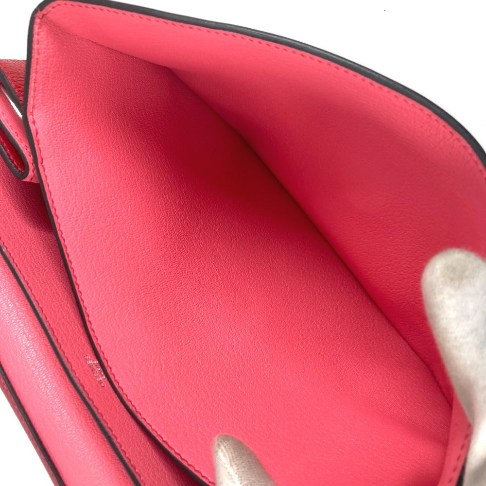 HERMES オプリ 28 Opli 28 カバン 斜め掛け ポシェット ショルダーバッグ レザー レディース ゼラニウム/ローズアザレ レッド - brandshop-reference