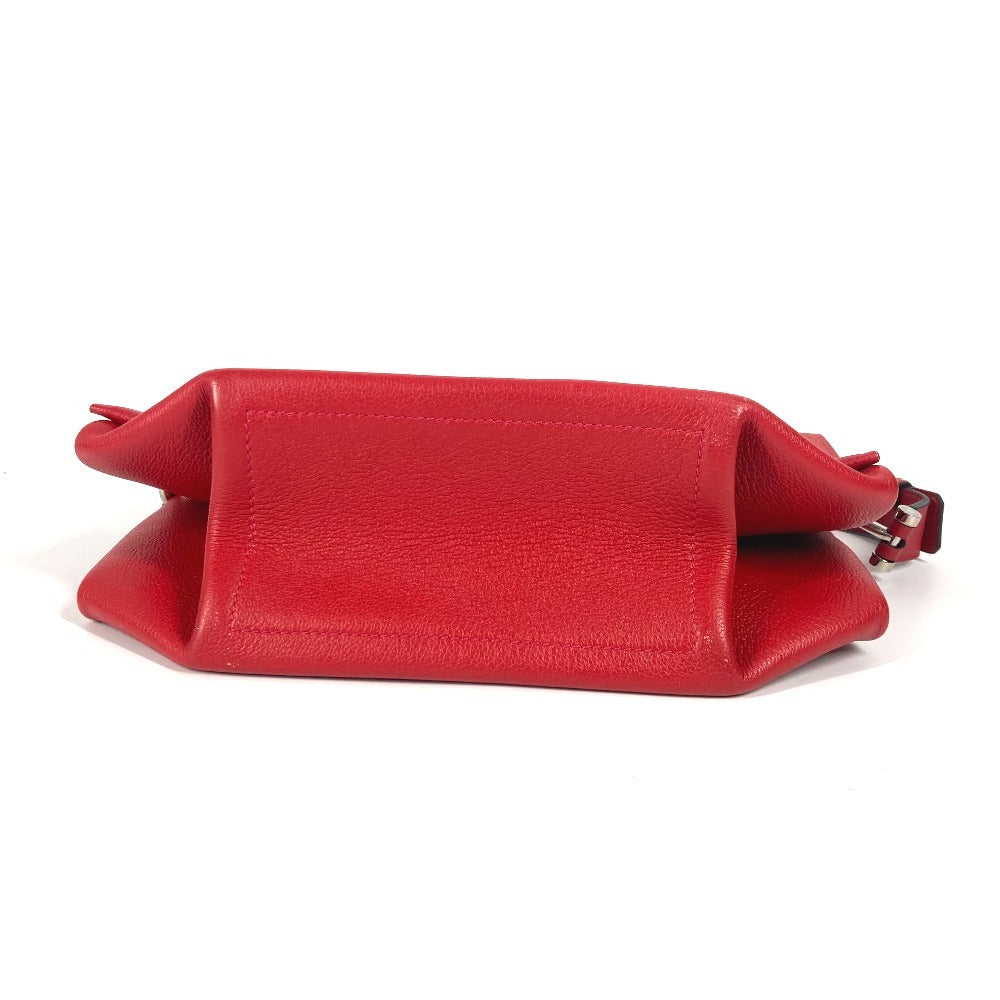 HERMES オプリ 28 Opli 28 カバン 斜め掛け ポシェット ショルダーバッグ レザー レディース ゼラニウム/ローズアザレ レッド - brandshop-reference