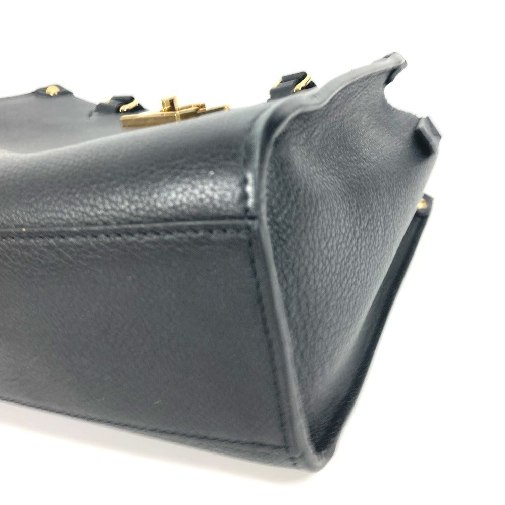 LOUIS VUITTON M22311 Lock & Go Bags 2WAY Bags Shoulder Bag Crossbody Tote Bag Hand Bag Leather Noir Black Used