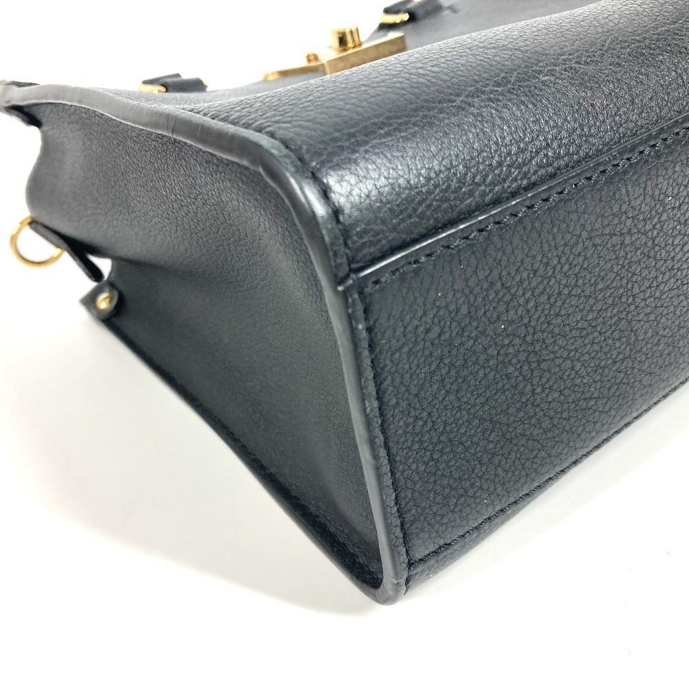 LOUIS VUITTON M22311 Lock & Go Bags 2WAY Bags Shoulder Bag Crossbody Tote Bag Hand Bag Leather Noir Black Used