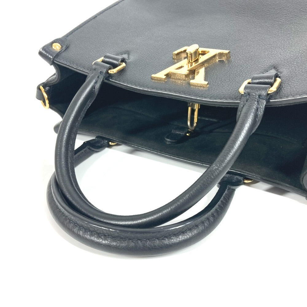 LOUIS VUITTON M22311 Lock & Go Bags 2WAY Bags Shoulder Bag Crossbody Tote Bag Hand Bag Leather Noir Black Used