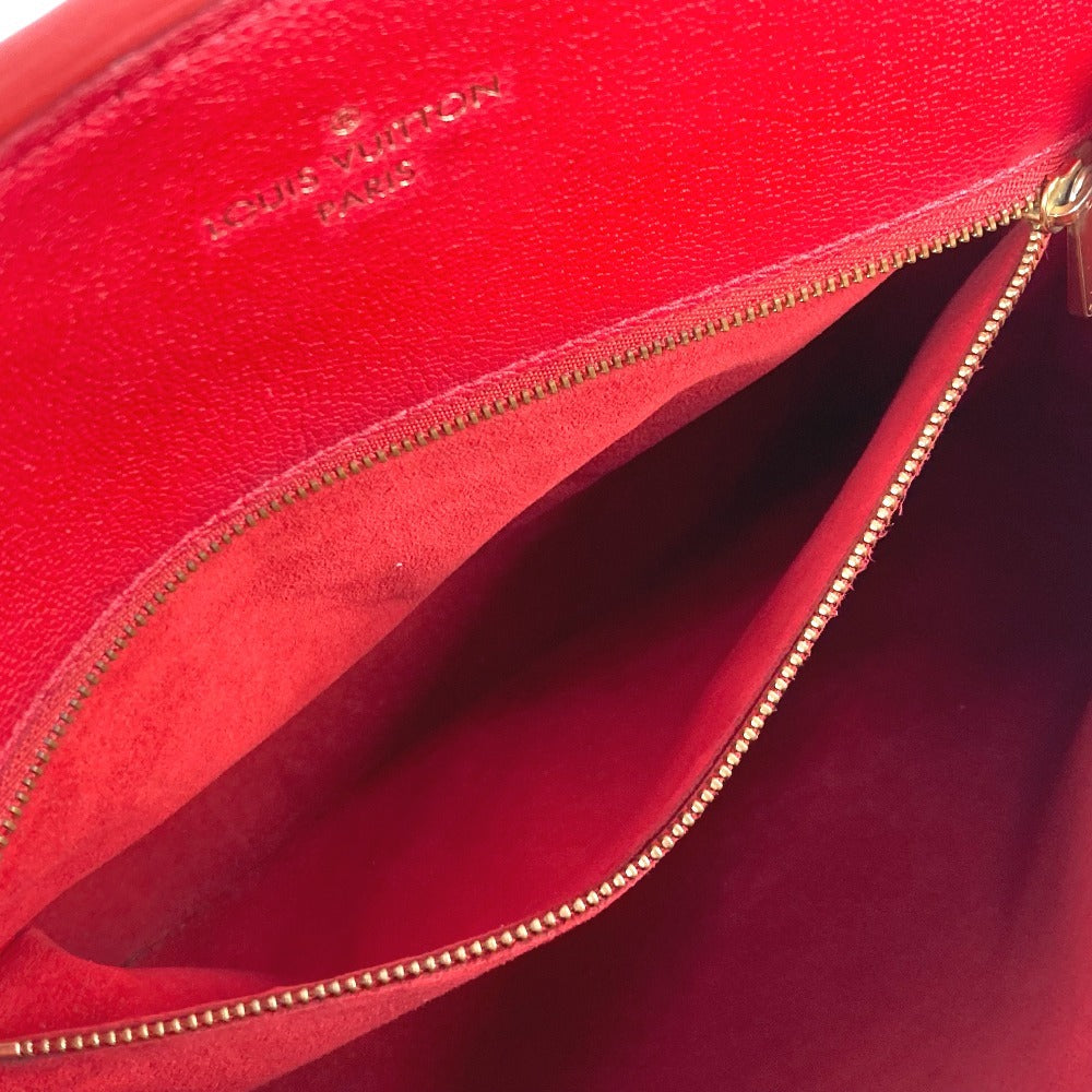 Louis Vuitton M42270 Monogram Florine Bag 2way Beg Banter Bego Tote Bag Beg Monogram Monogram Kanvas Wanita Merah