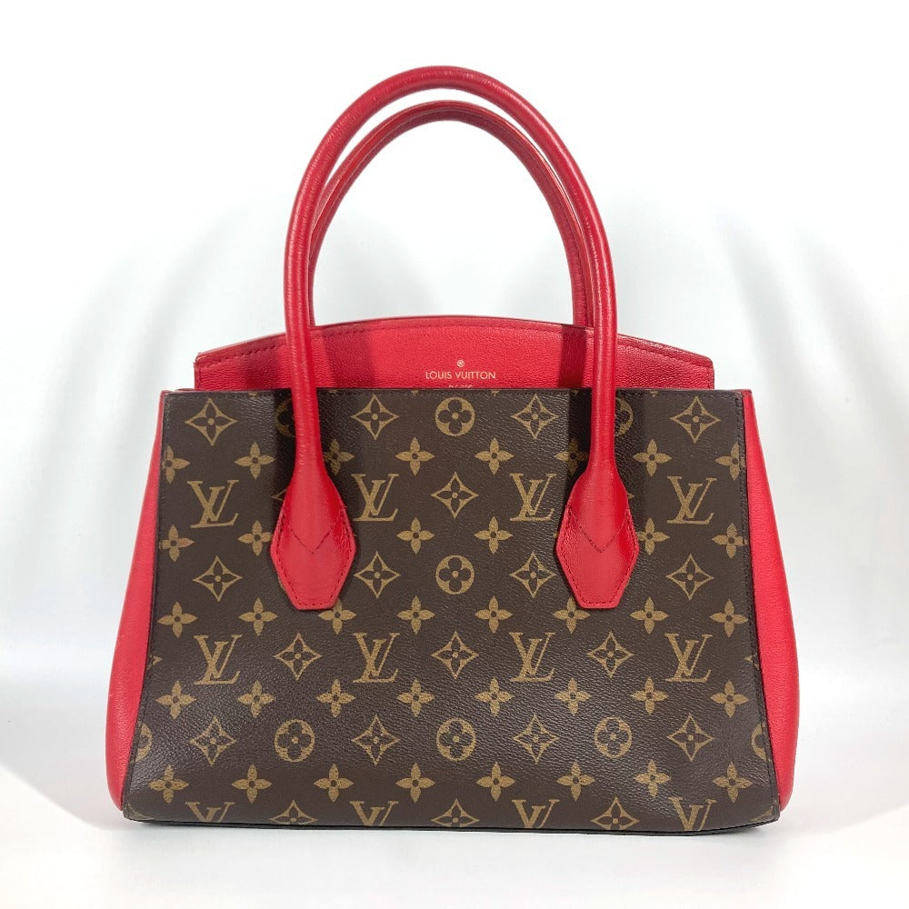 Louis Vuitton M42270 Monogram Florine Bag 2way Beg Banter Bego Tote Bag Beg Monogram Monogram Kanvas Wanita Merah