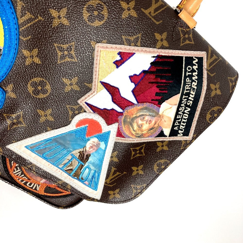 LOUIS VUITTON M40287 モノグラム シンディーシャーマン カメラメッセンジャー カバン 2WAYバッグ ショルダーバッグ 斜め掛け トートバッグ ワッペン ハンドバッグ モノグラムキャンバス レディース ブラウン - brandshop-reference