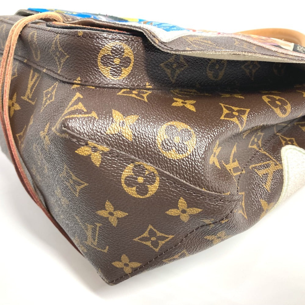 LOUIS VUITTON M40287 モノグラム シンディーシャーマン カメラメッセンジャー カバン 2WAYバッグ ショルダーバッグ 斜め掛け トートバッグ ワッペン ハンドバッグ モノグラムキャンバス レディース ブラウン - brandshop-reference