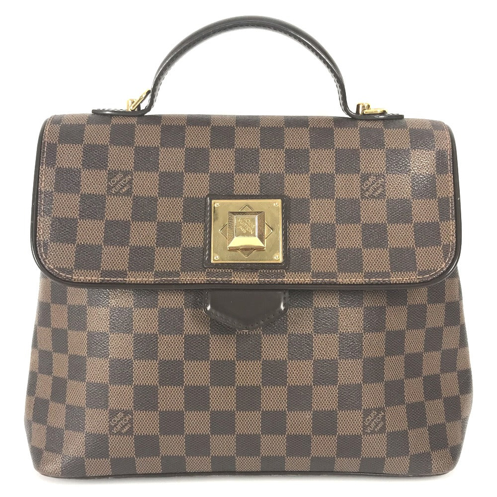 LOUIS VUITTON N41168 ダミエ ベルガモMM カバン 肩掛け ショルダーバッグ ハンドバッグ ダミエキャンバス レディース エベヌ ブラウン - brandshop-reference