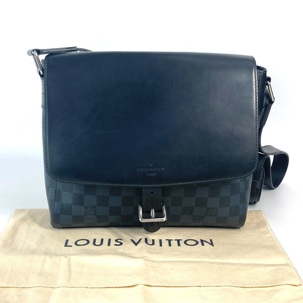 LOUIS VUITTON N41587 ダミエコバルト ニューポート メッセンジャーPM ポシェット 斜め掛け カバン ショルダーバッグ ダミエコバルトキャンバス ユニセックス ネイビー - brandshop-reference