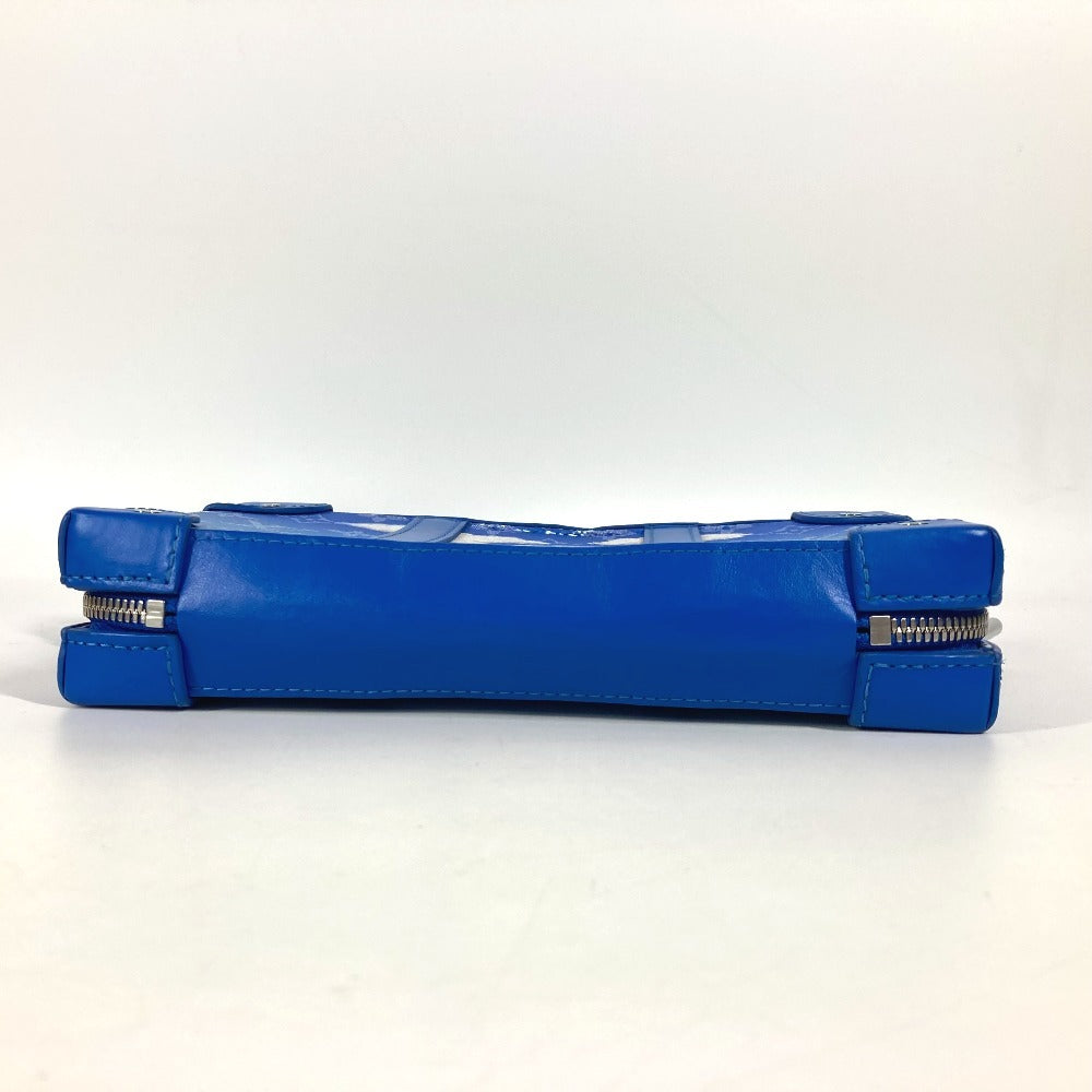 LOUIS VUITTON M45432 モノグラムクラウズ 雲 ソフトトランクウォレット 斜め掛け カバン ポシェット 長財布 クラッチバッグ ショルダーバッグ レザー ユニセックス ブルー - brandshop-reference