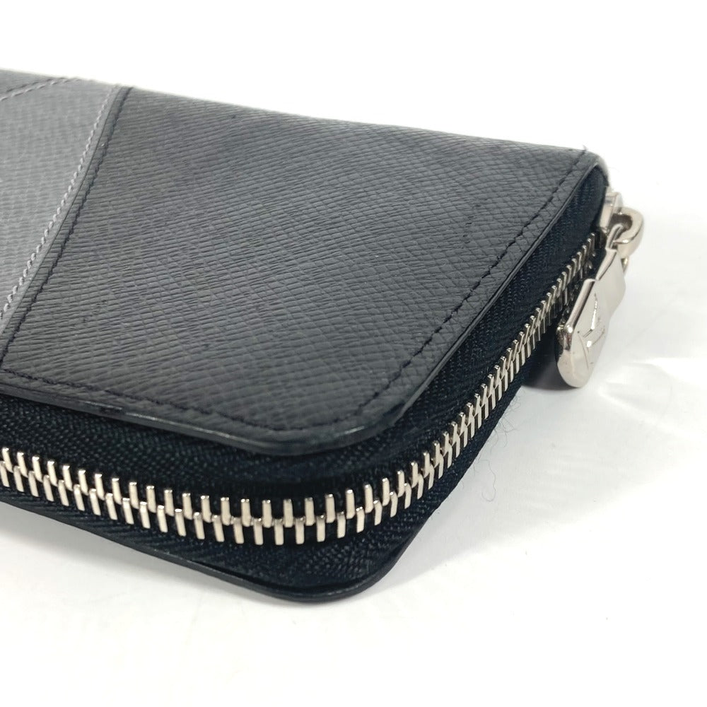 LOUIS VUITTON M30731 タイガ トリオカラー ジッピーウォレット ヴェルティカル  ロングウォレット ラウンドファスナー 長財布 タイガレザー ユニセックス ノワール ブラック - brandshop-reference