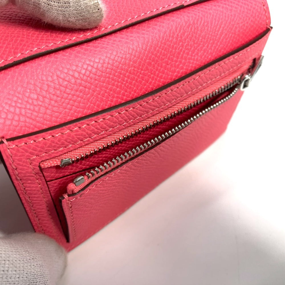 HERMES ベアンコンビネ ミディアムウォレット 3つ折り財布 エプソン レディース ローズアザレ ピンク - brandshop-reference