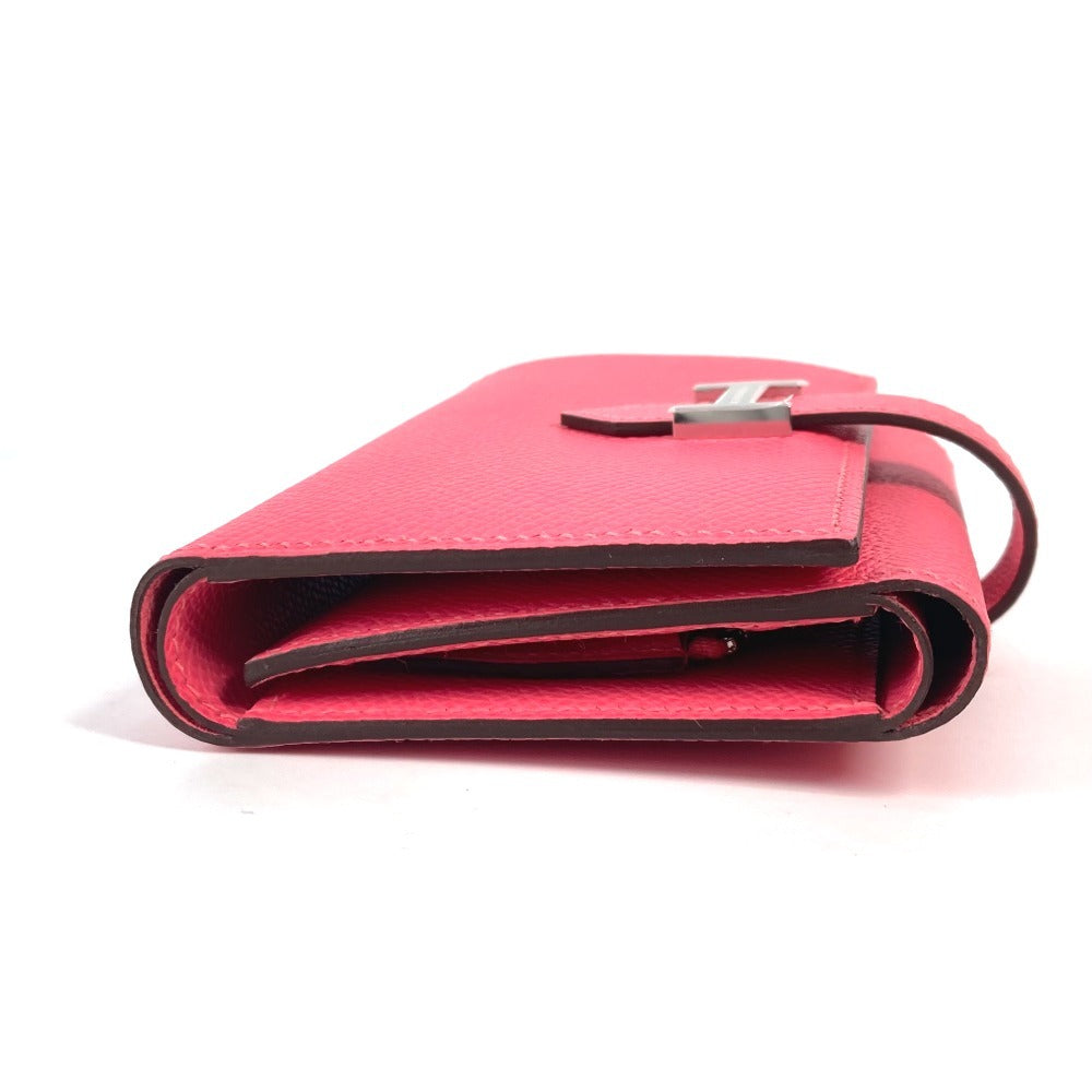 HERMES ベアンコンビネ ミディアムウォレット 3つ折り財布 エプソン レディース ローズアザレ ピンク - brandshop-reference