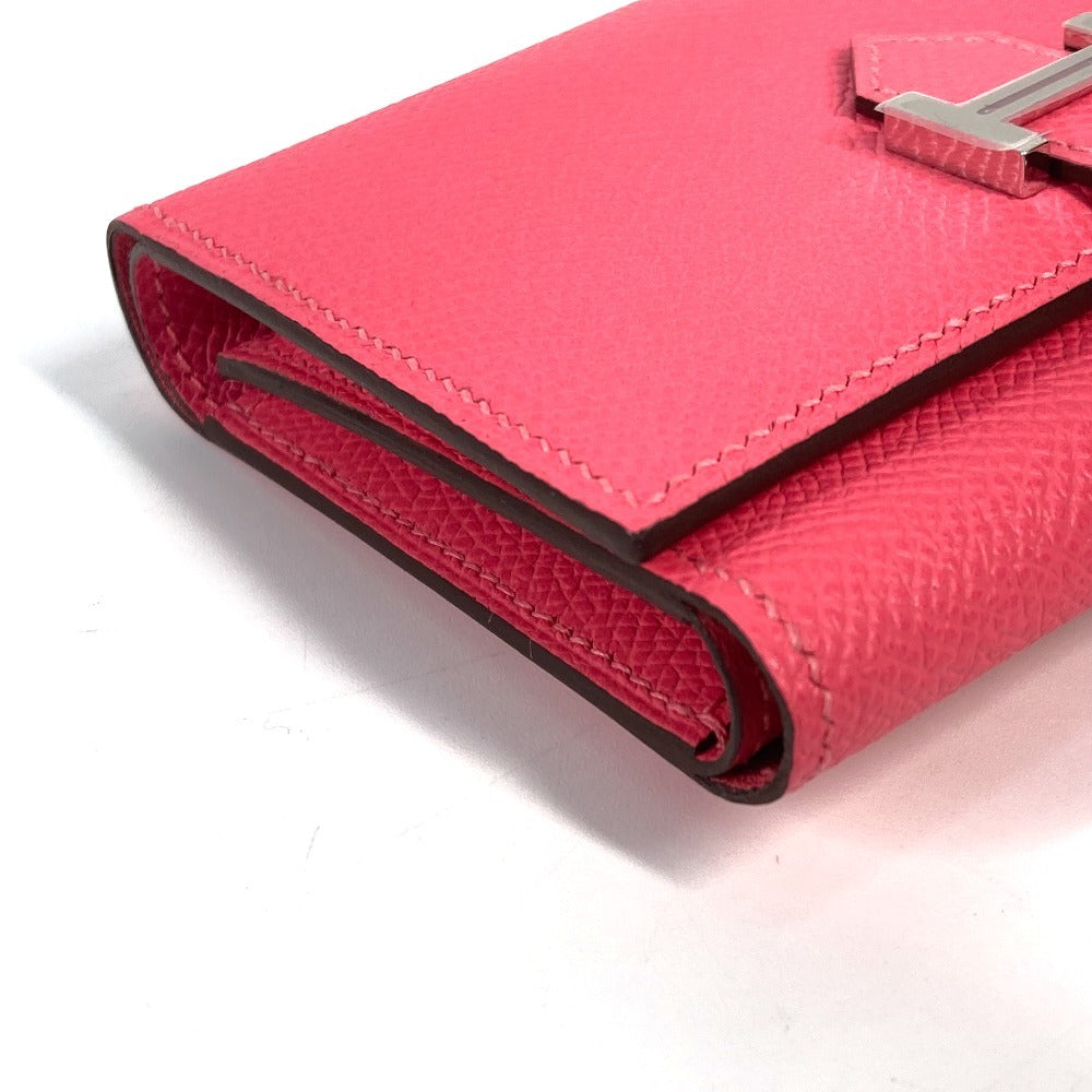 HERMES ベアンコンビネ ミディアムウォレット 3つ折り財布 エプソン レディース ローズアザレ ピンク - brandshop-reference