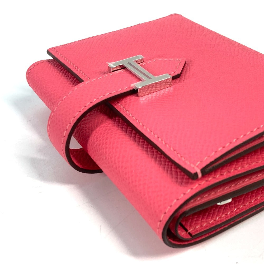 HERMES ベアンコンビネ ミディアムウォレット 3つ折り財布 エプソン レディース ローズアザレ ピンク - brandshop-reference