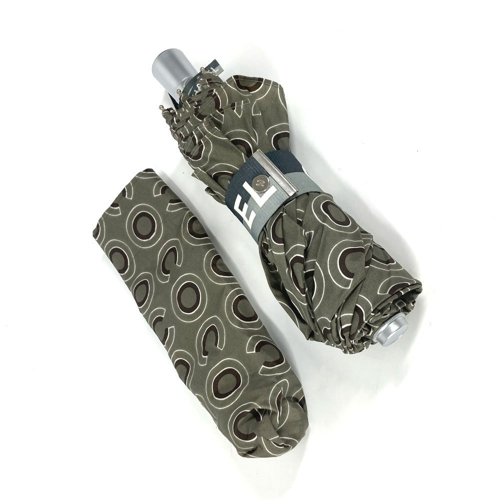 CHANEL COCO ココ ロゴ 折り畳み傘 ワンタッチ ポーチ付き 傘 レディース グレー - brandshop-reference