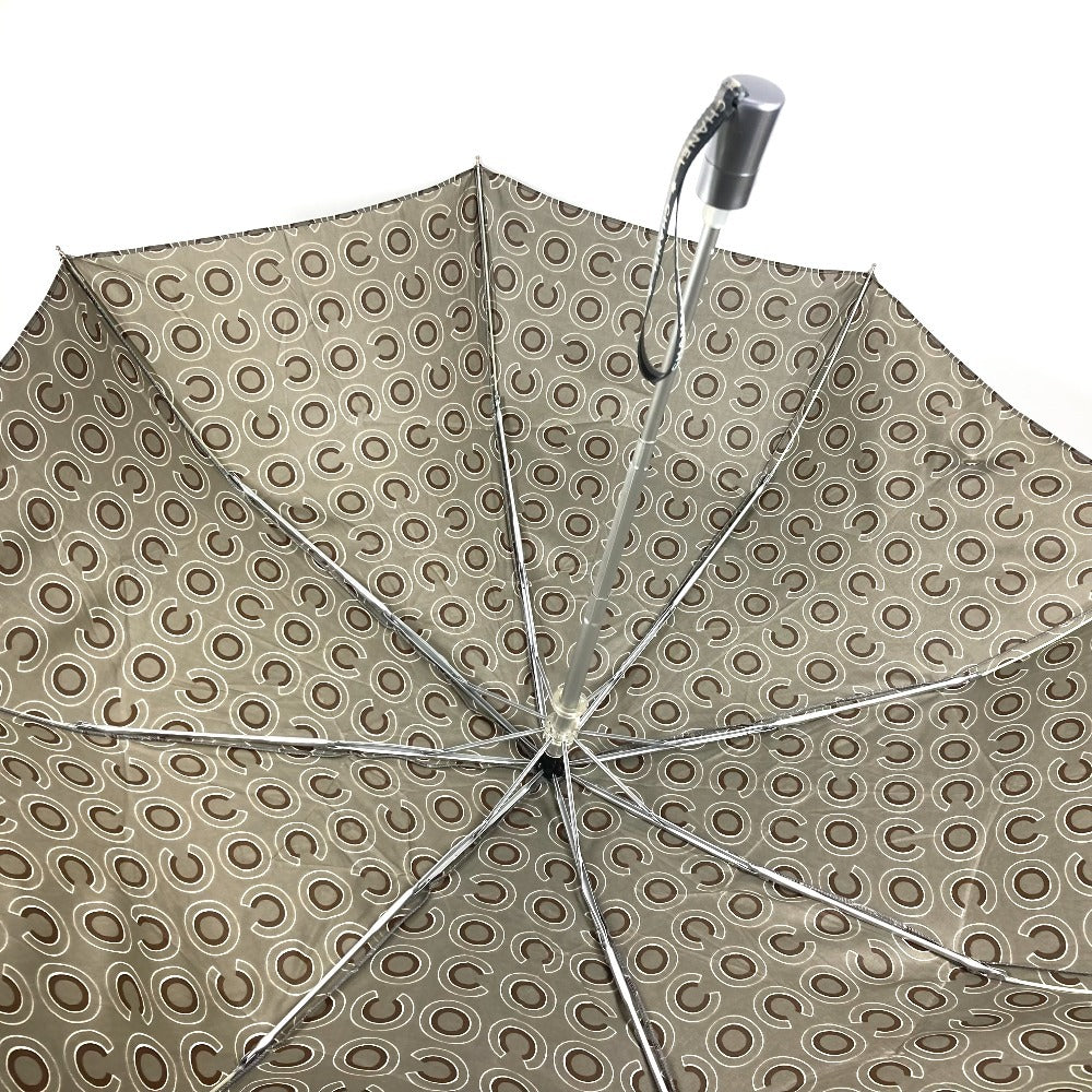 CHANEL COCO ココ ロゴ 折り畳み傘 ワンタッチ ポーチ付き 傘 レディース グレー - brandshop-reference