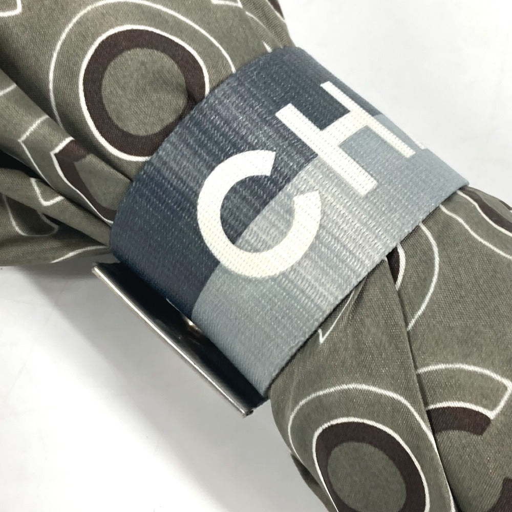 CHANEL COCO ココ ロゴ 折り畳み傘 ワンタッチ ポーチ付き 傘 レディース グレー - brandshop-reference