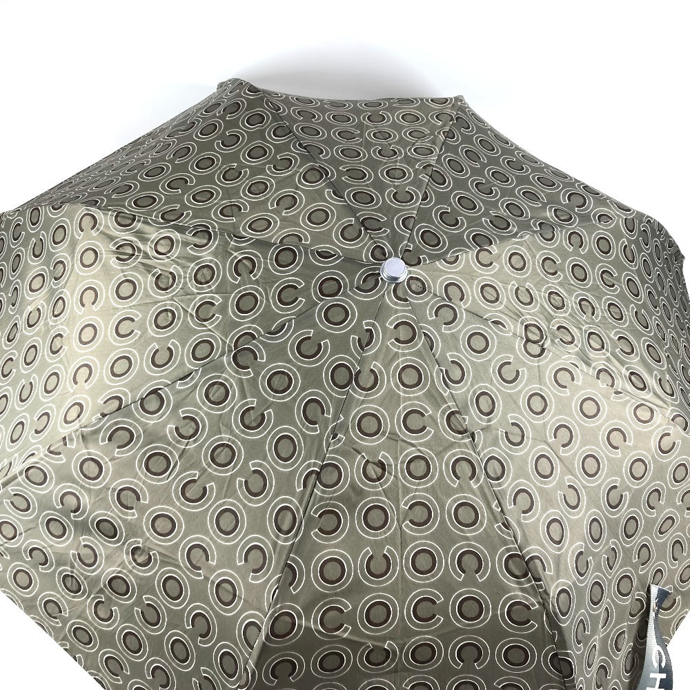 CHANEL COCO ココ ロゴ 折り畳み傘 ワンタッチ ポーチ付き 傘 レディース グレー - brandshop-reference
