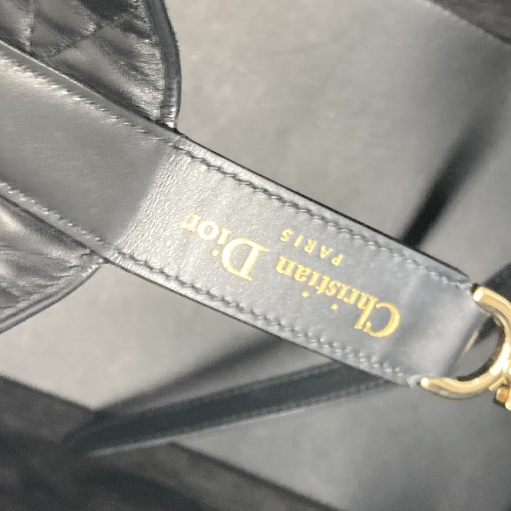 Dior M2821OSHJ 2WAYバッグ トゥジュール ミディアム カバン トートバッグ ハンドバッグ ポーチ付き ショルダーバッグ カーフスキン レディース ブラック - brandshop-reference