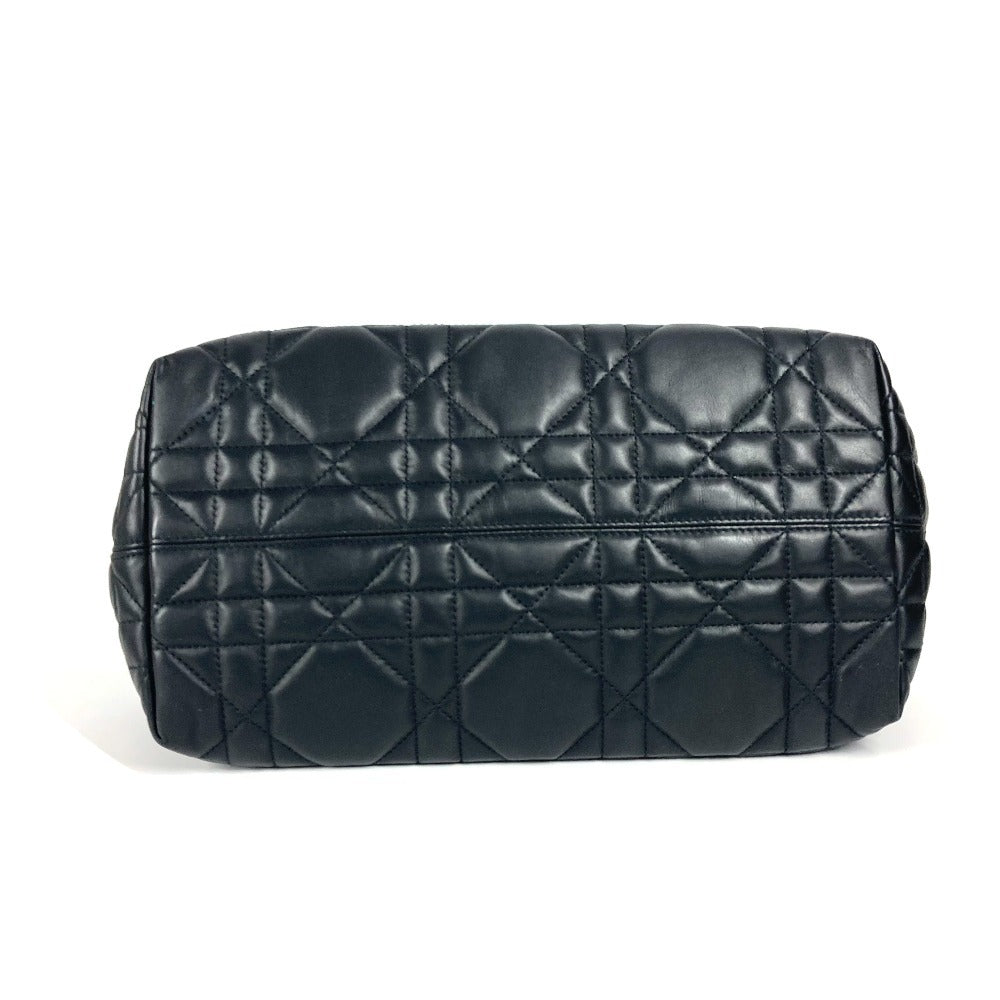 Dior M2821OSHJ 2WAYバッグ トゥジュール ミディアム カバン トートバッグ ハンドバッグ ポーチ付き ショルダーバッグ カーフスキン レディース ブラック - brandshop-reference